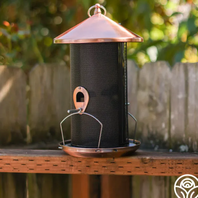 Copper Bird Feeder