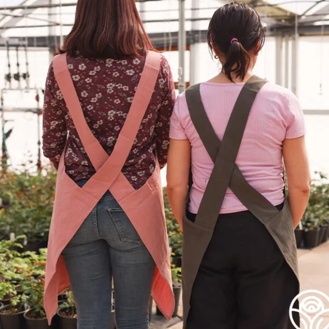 Cross-Back Garden Apron